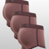 Mocca brown, 3er Pack