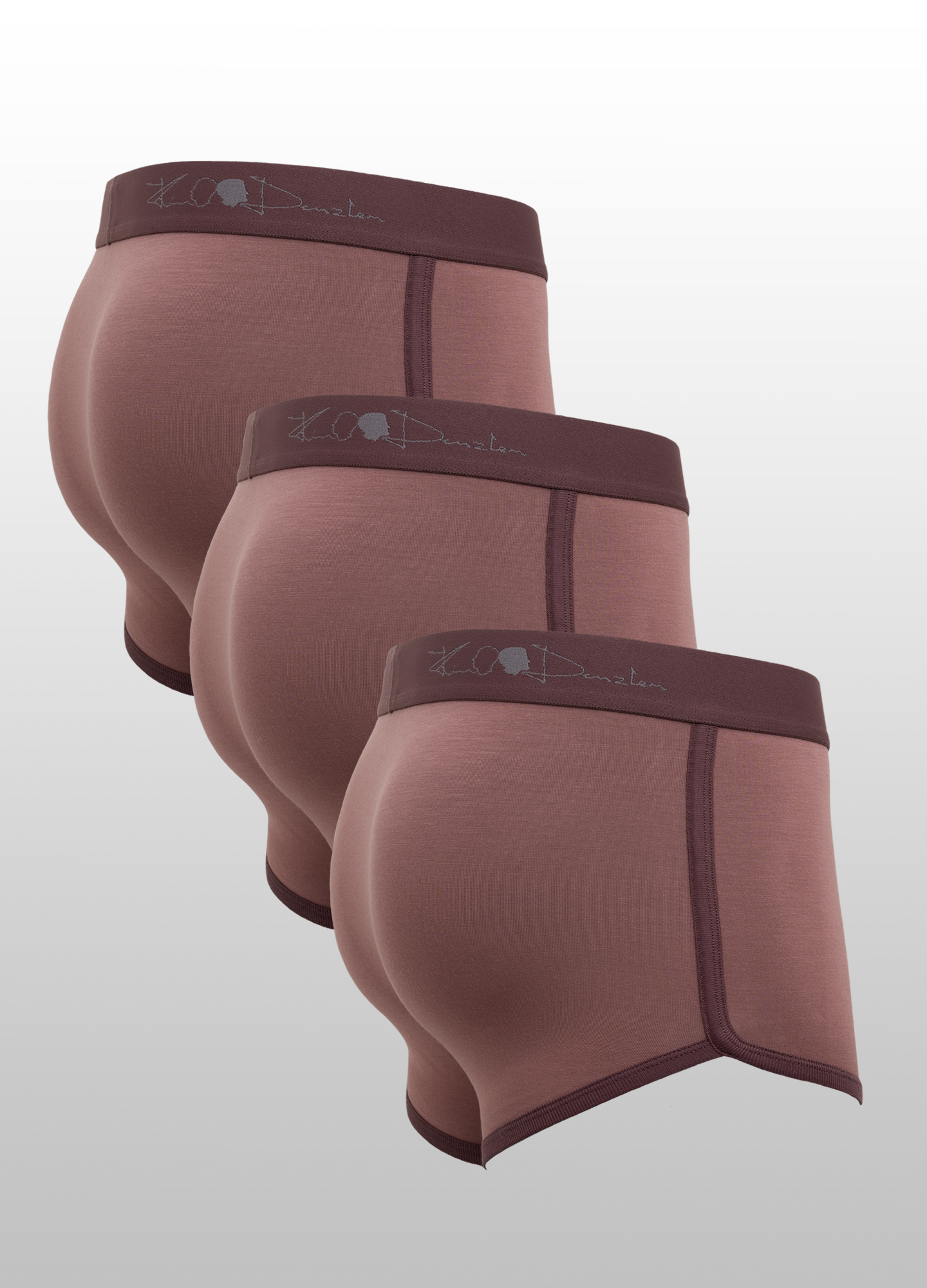 Mocca brown, 3er Pack
