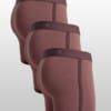 Mocca Brown, 3-pack "long"